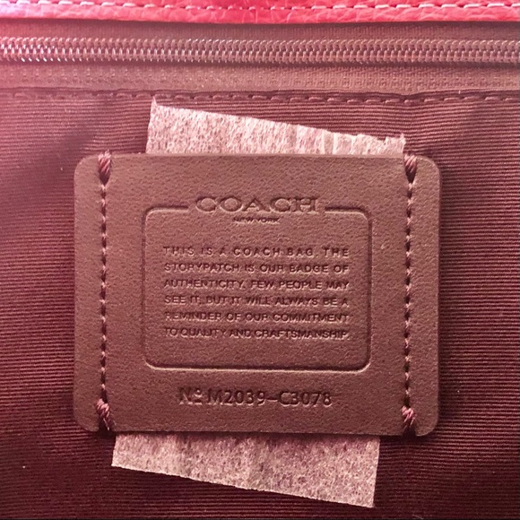 Coach Dempsey Tote Pink Leather Purse Wallet Set - Picture 8 of 12